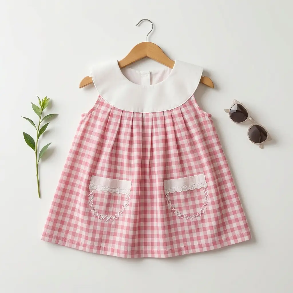 Tea Cup Checkered Top